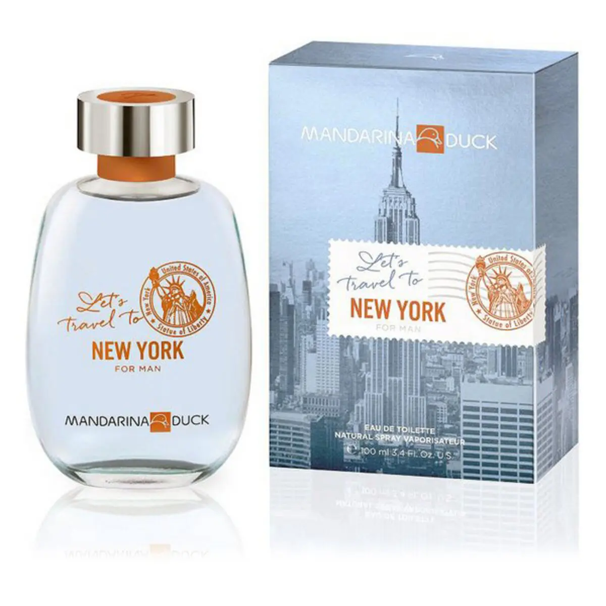 Profumo Uomo Mandarina Duck Let's Travel NY EDT 100 ml