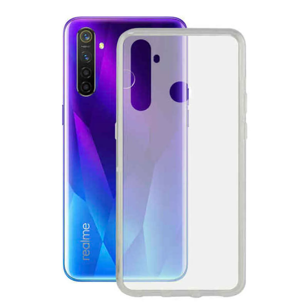 Custodia per Cellulare KSIX REALME 5 PRO Trasparente