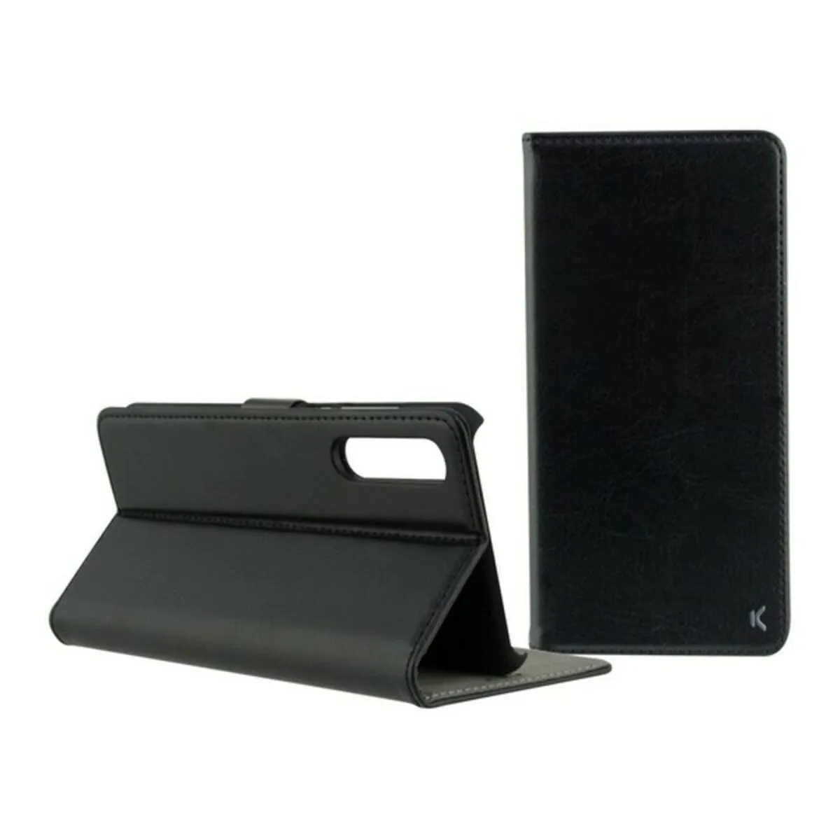 Custodia Folio per Cellulare Xiaomi Mi Note 10/Mi Note 10 Pro KSIX Standing Nero