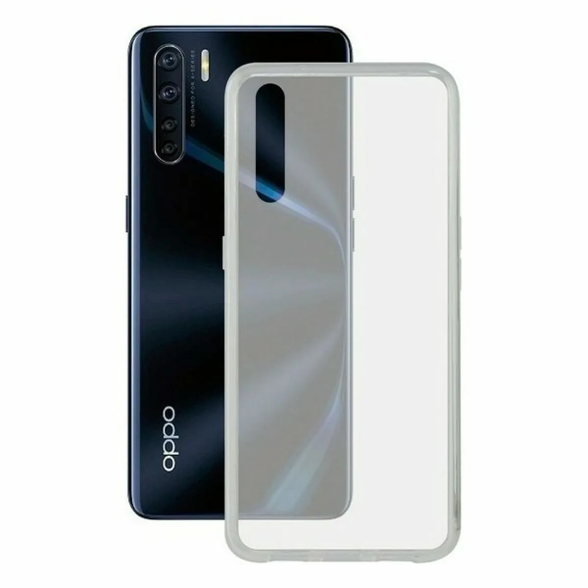 Custodia per Cellulare Oppo A91 KSIX Flex TPU