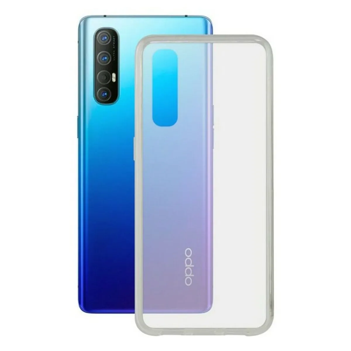 Custodia per Cellulare Oppo Find X2 Neo KSIX Flex TPU