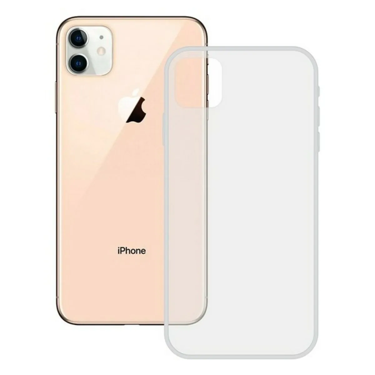 Custodia per Cellulare iPhone 12 Mini KSIX Flex TPU