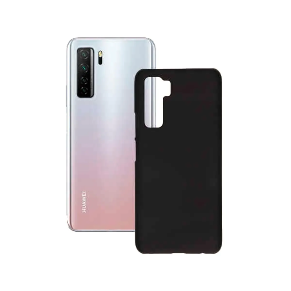 Custodia per Cellulare Huawei P40 Lite 5G KSIX Nero Huawei