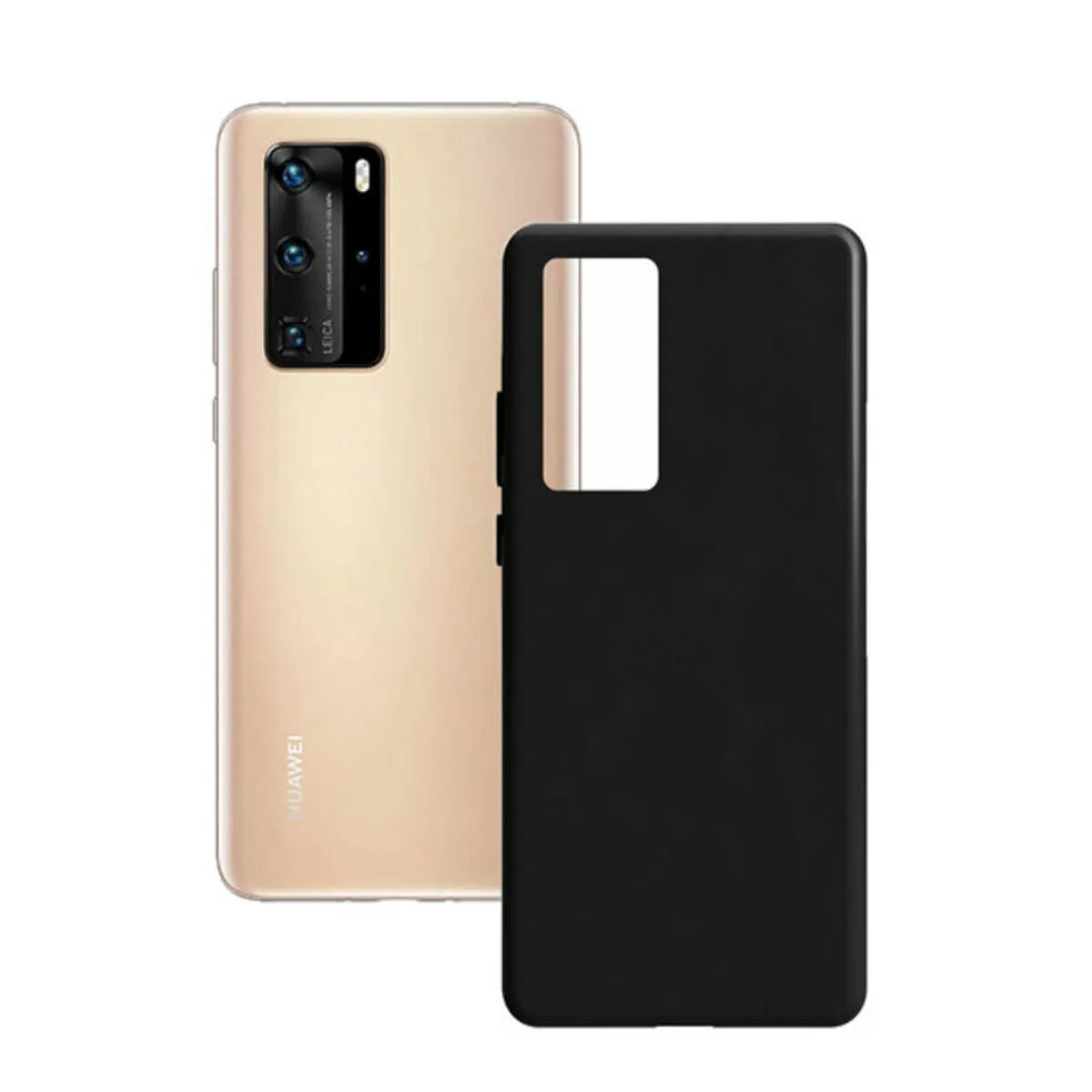 Custodia per Cellulare Huawei P40 Pro 5G KSIX Nero Rigida Huawei