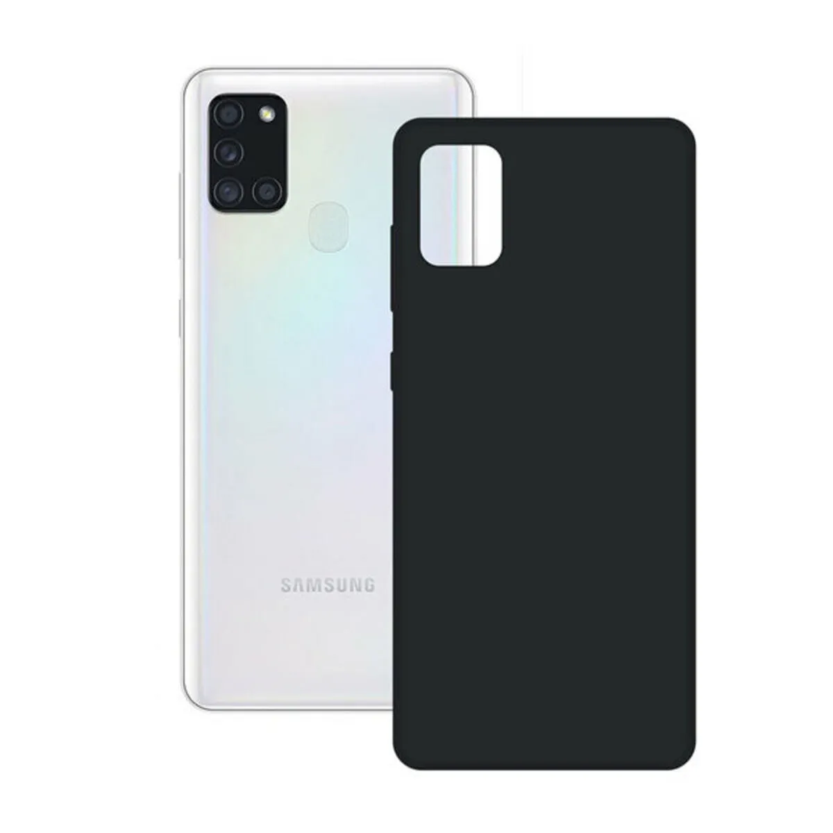 Custodia per Cellulare SAMSUNG GALAXY A21S KSIX Nero Rigida Samsung Galaxy A21s Samsung