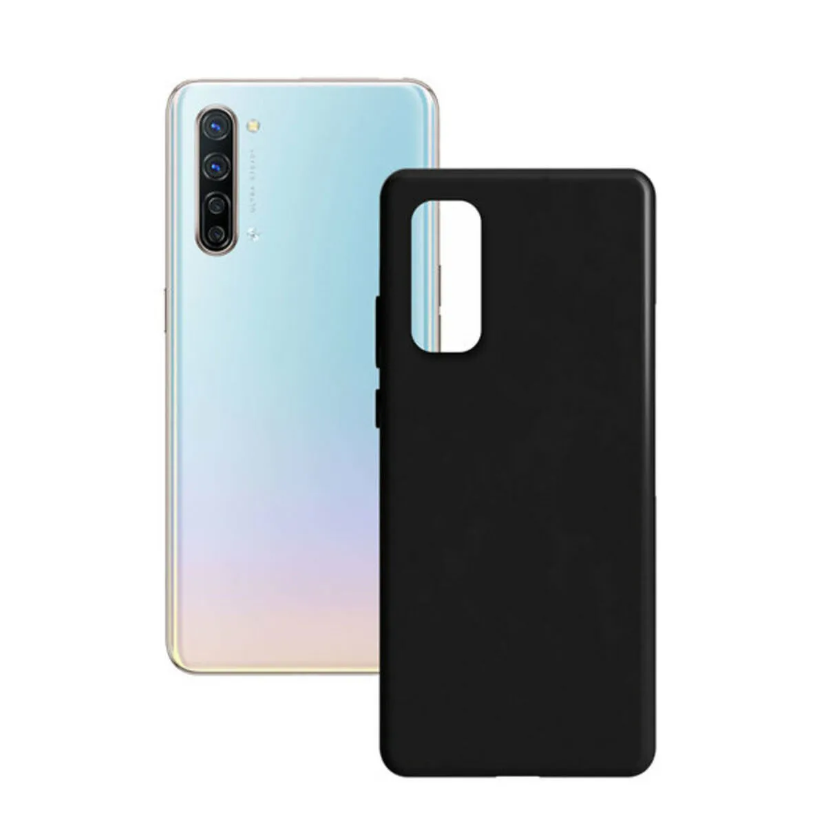 Custodia per Cellulare Oppo Find X2 Lite KSIX Nero Rigida OPPO