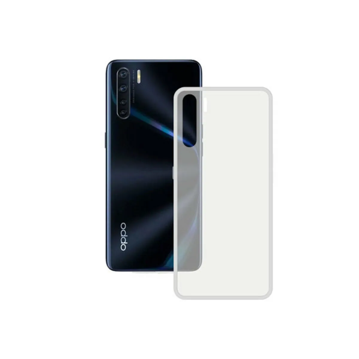 Custodia per Cellulare OPPO A91 Contact TPU Trasparente