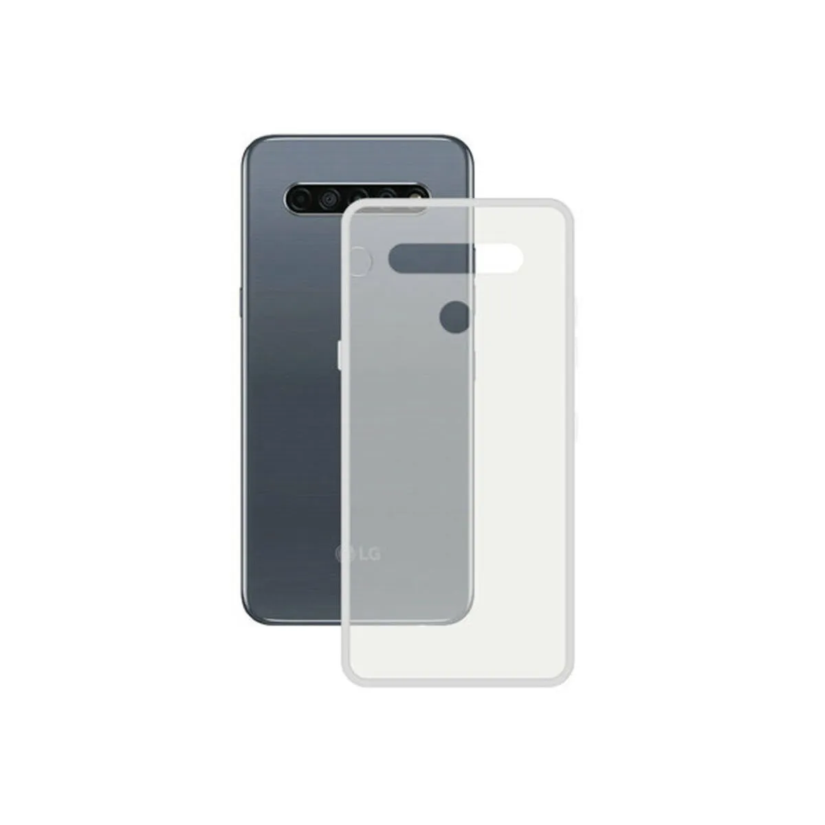 Custodia per Cellulare LG K61 Contact TPU Trasparente