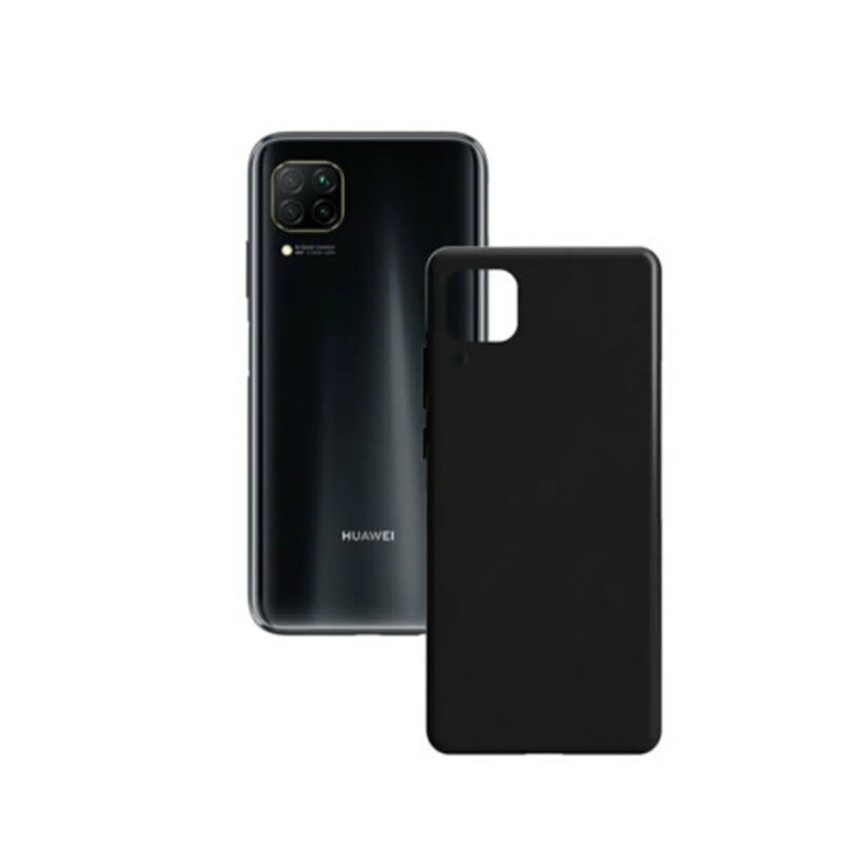 Custodia per Cellulare Huawei P40 Lite Contact Silk TPU Nero