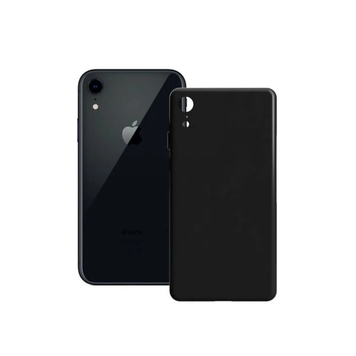 Custodia per Cellulare iPhone XR Contact Silk TPU Nero