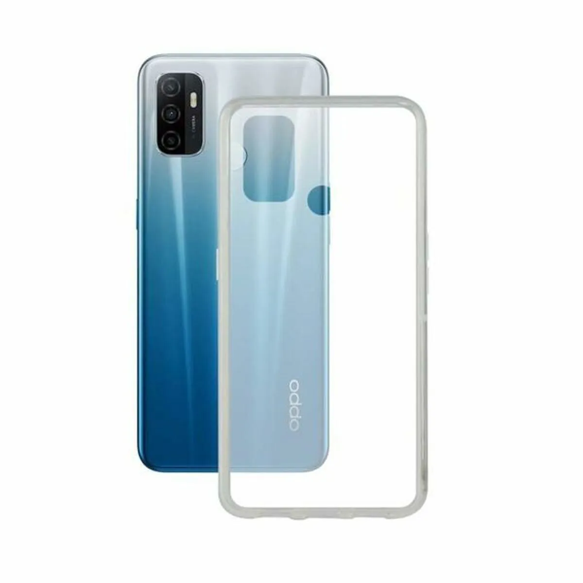 Custodia Oppo A53S KSIX Flex TPU Trasparente