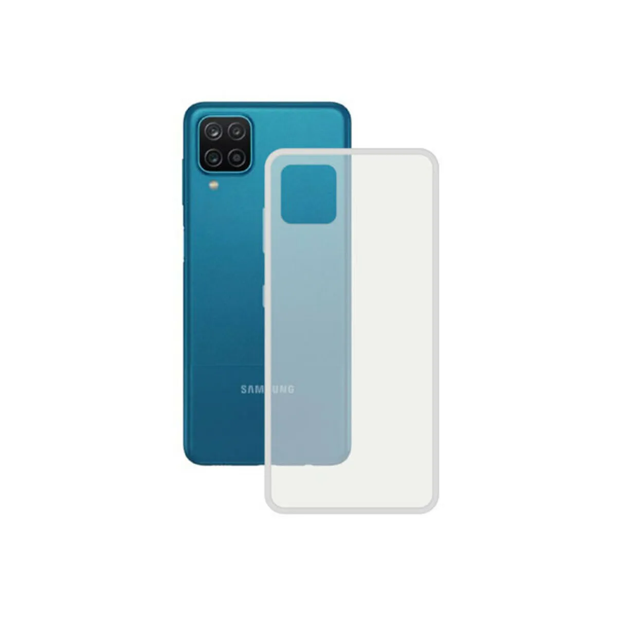 Custodia per Cellulare Contact GALAXY A02S TPU Trasparente