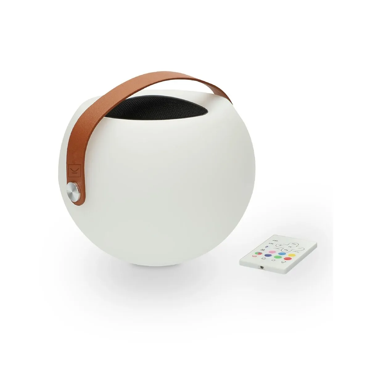 Altoparlante Bluetooth con Lampada LED KSIX Bubble Bianco Portatile