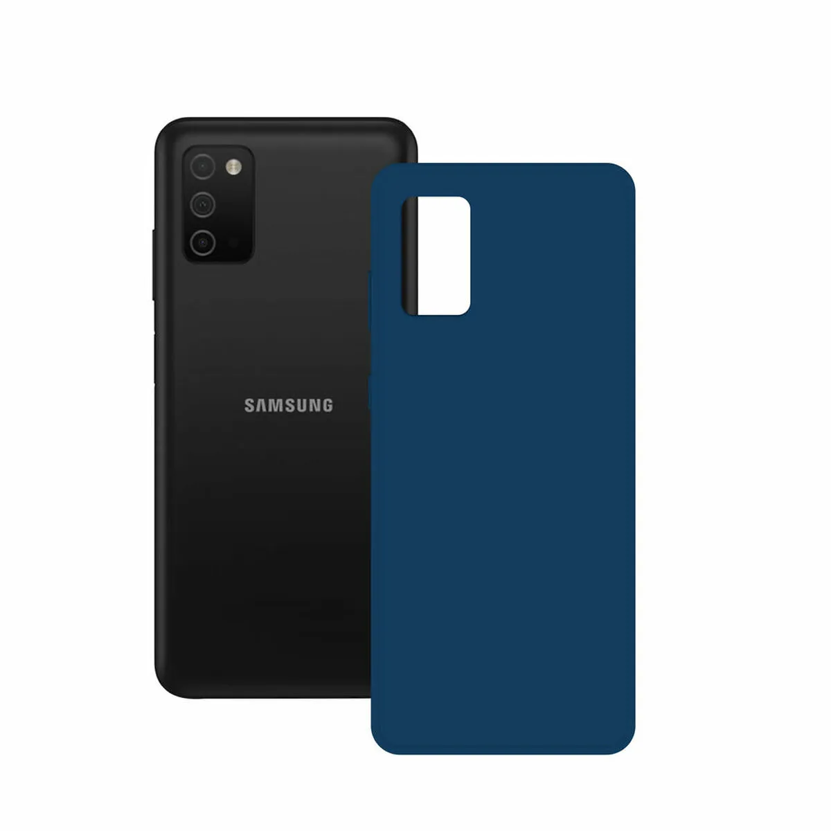 Custodia per Cellulare KSIX Samsung Galaxy A03S Azzurro