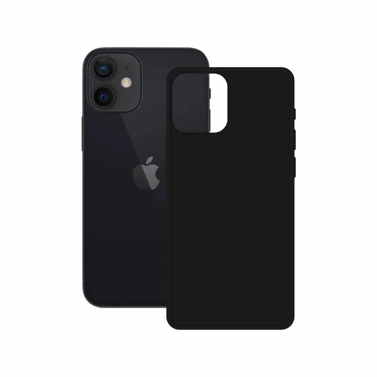 Custodia per Cellulare Contact iPhone 12 mini Nero