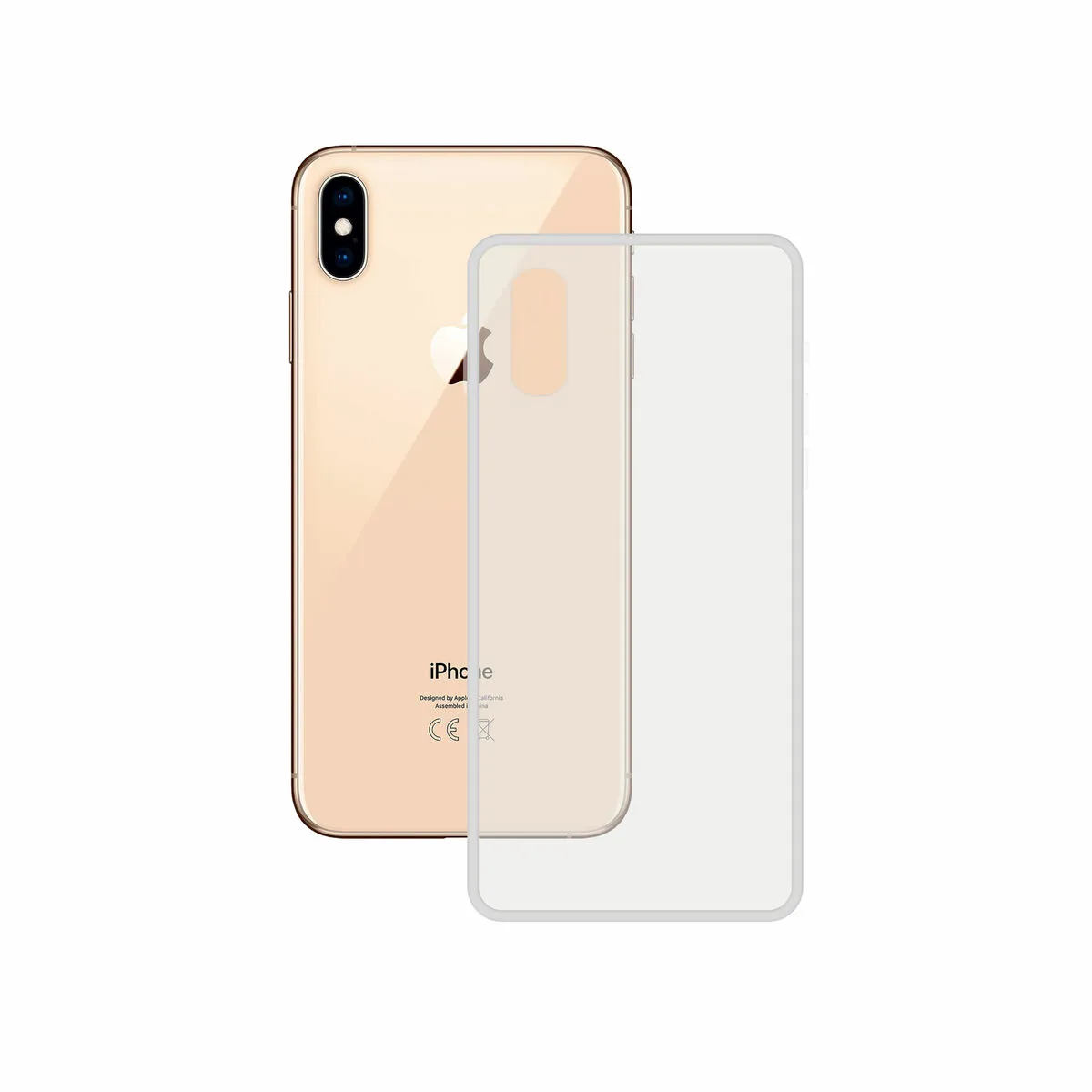 Custodia per Cellulare KSIX iPhone Xs Max Trasparente