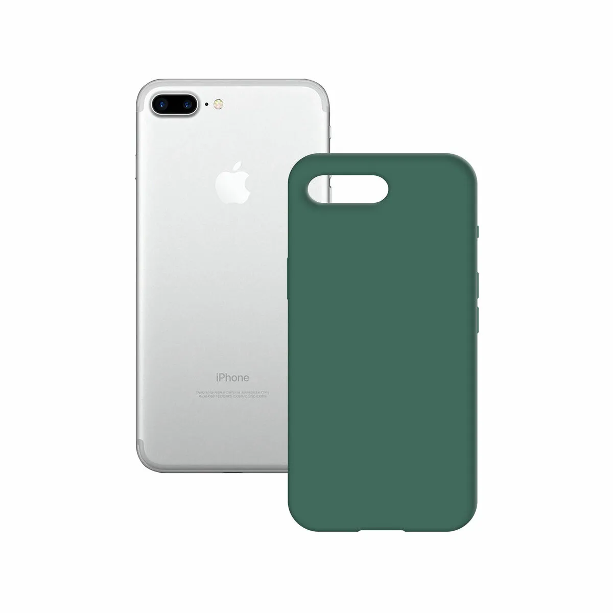 Custodia per Cellulare KSIX Iphone 7 Plus/8 Plus Verde