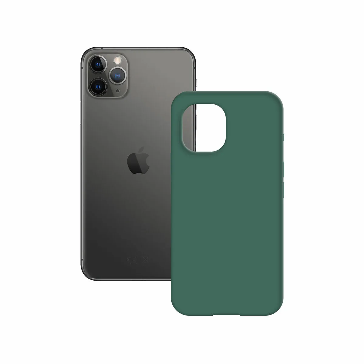 Custodia per Cellulare KSIX iPhone 11 Pro Max Verde