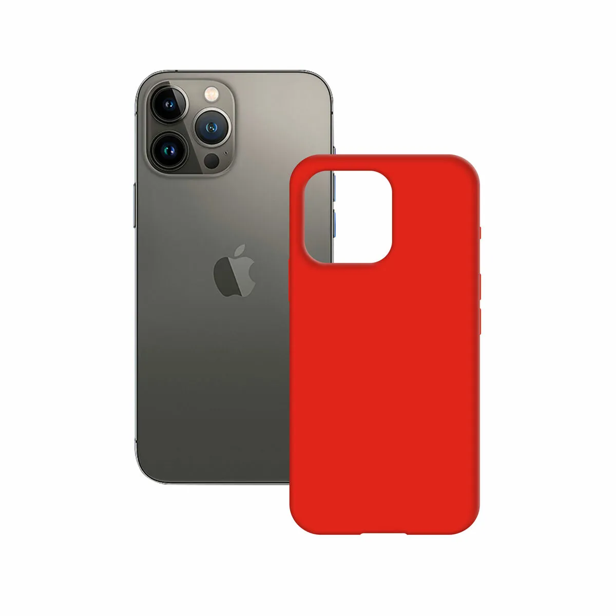 Custodia per Cellulare KSIX iPhone 14 Plus Rosso