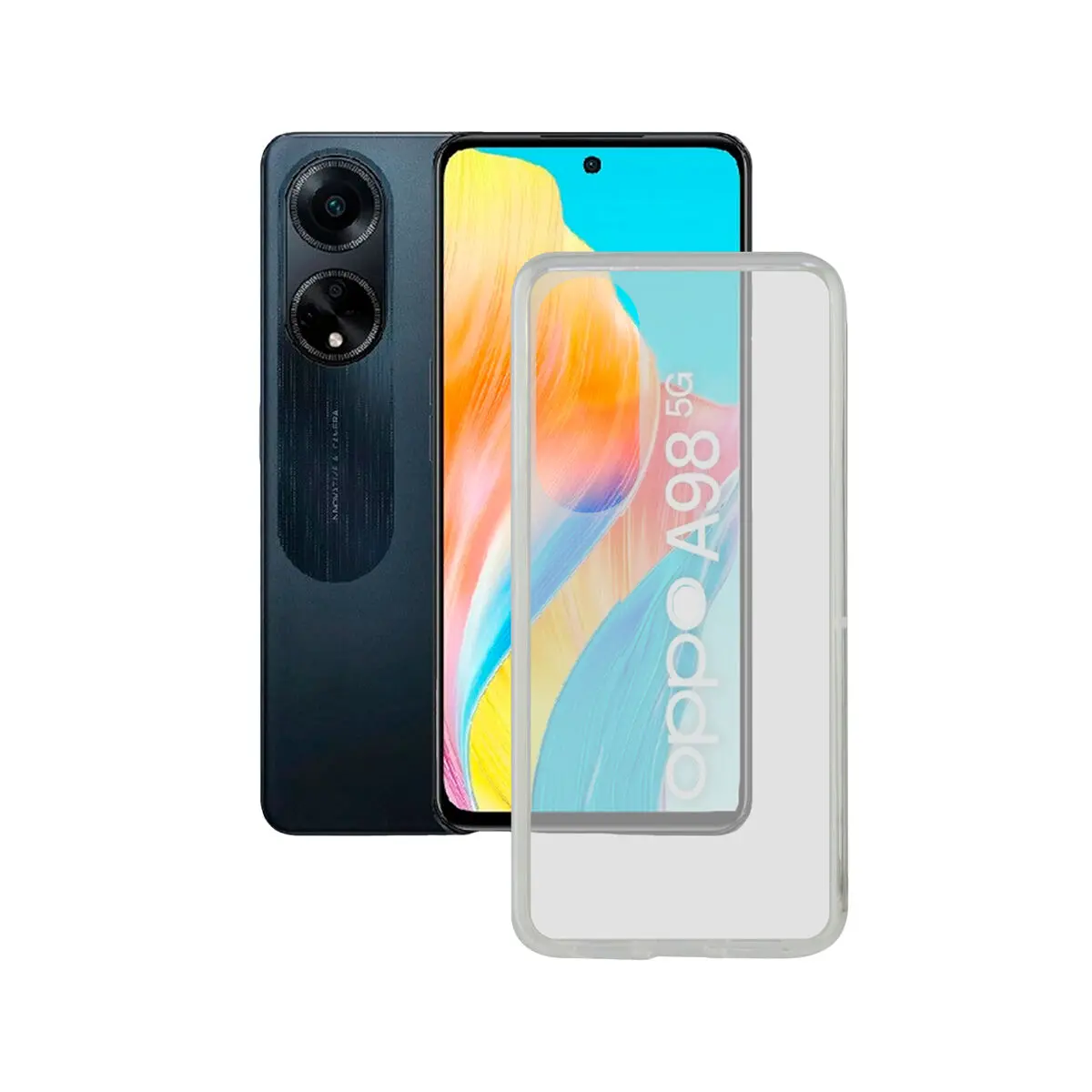 Custodia per Cellulare KSIX Oppo A98 Trasparente OPPO Oppo A98