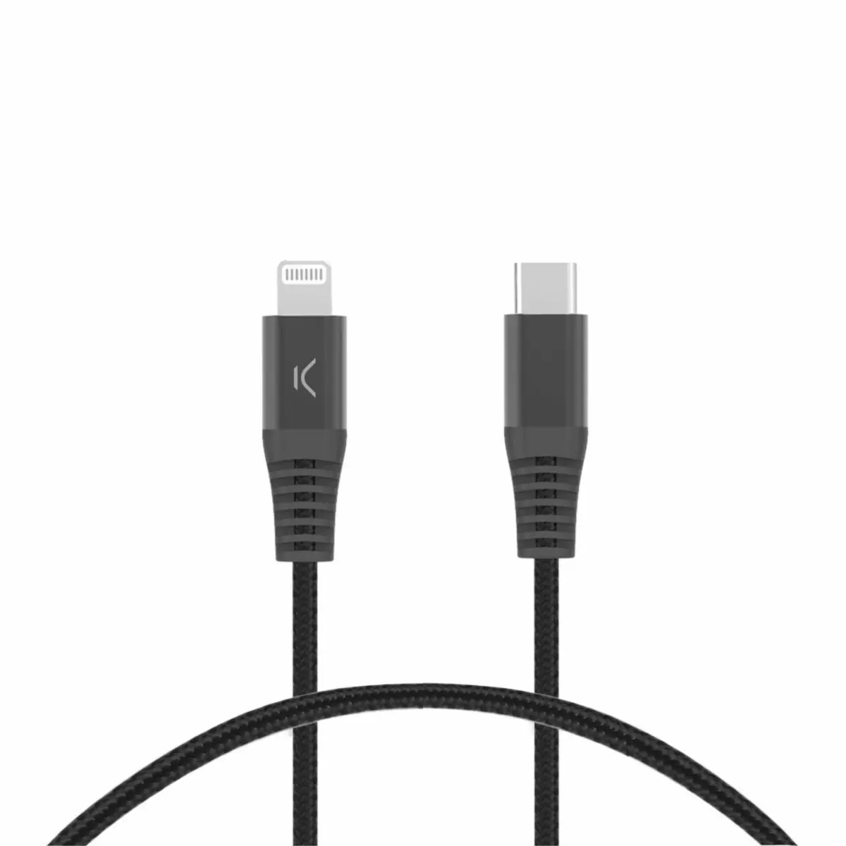 Cavo USB-C a Lightning KSIX Nero