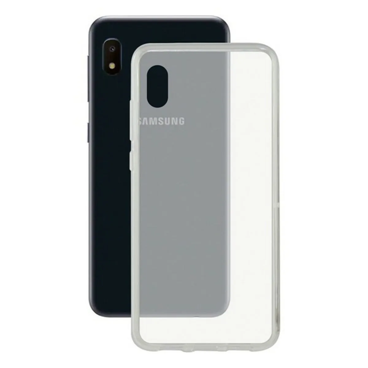 Custodia per Cellulare Samsung Galaxy A10e KSIX Flex TPU Trasparente