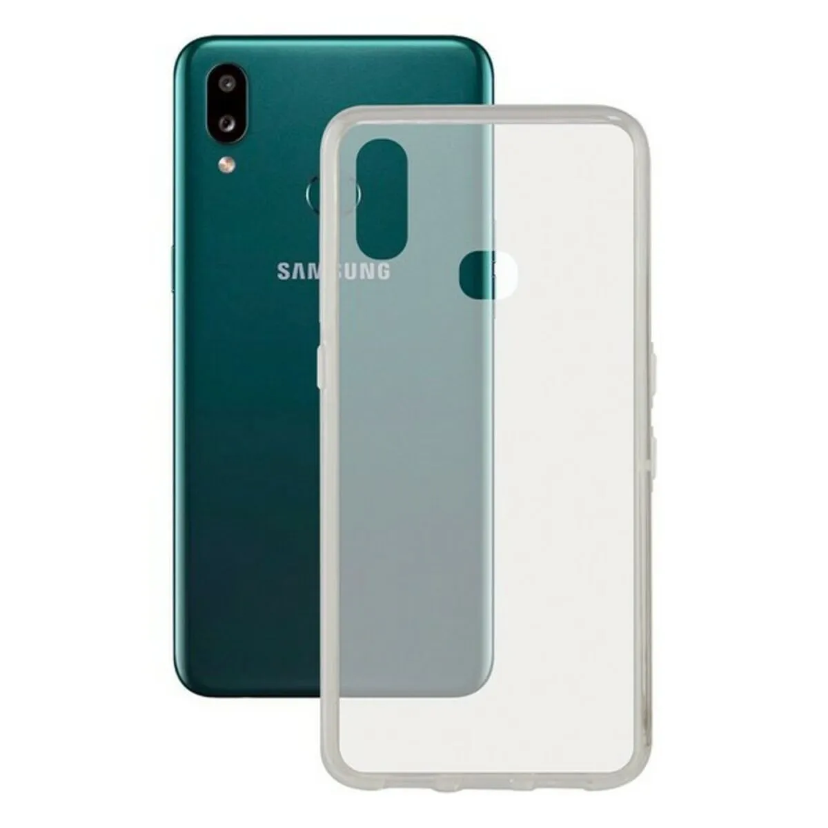 Custodia per Cellulare Samsung Galaxy A10s KSIX Flex TPU Trasparente