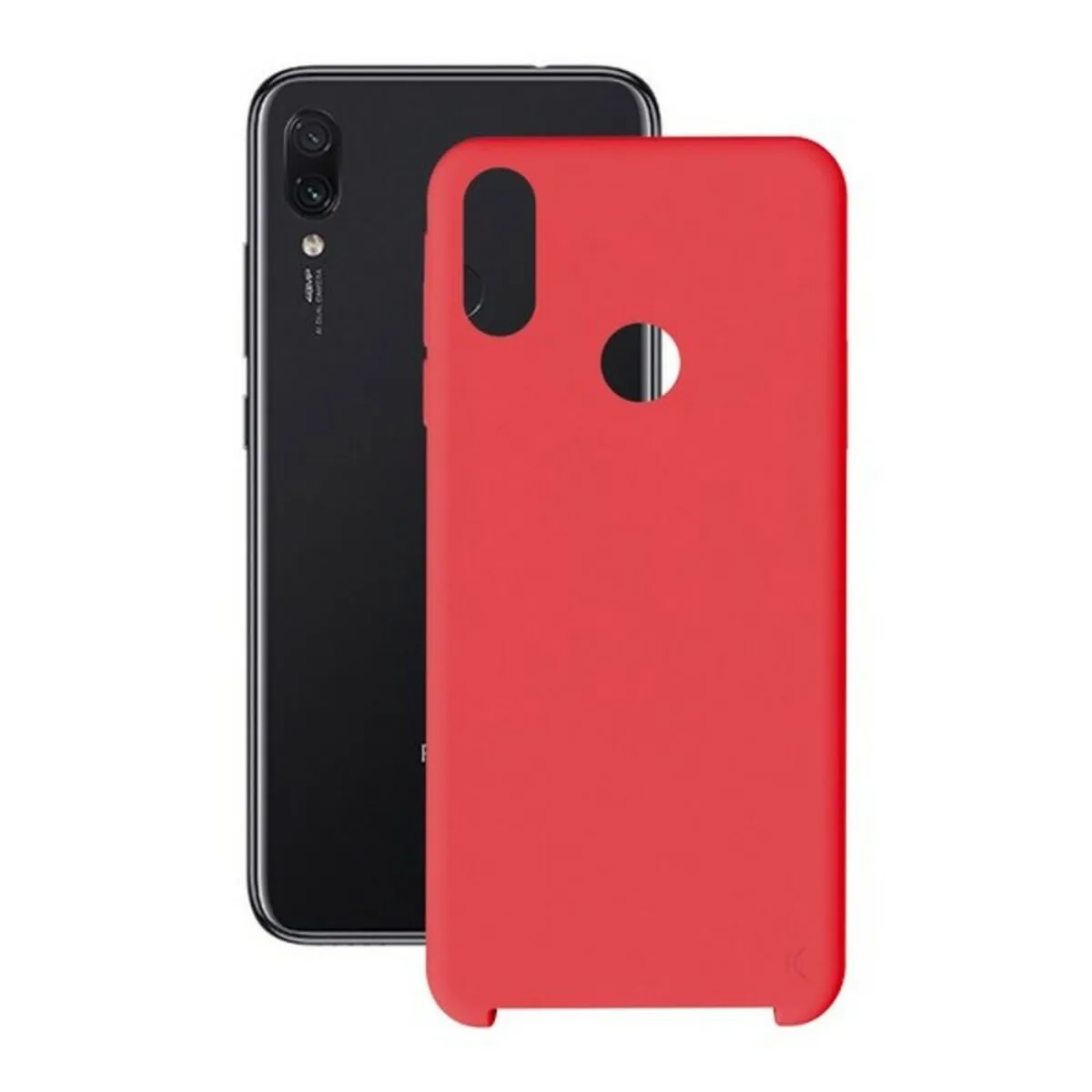 Custodia per Cellulare Xiaomi Redmi 7 KSIX Soft Rosso