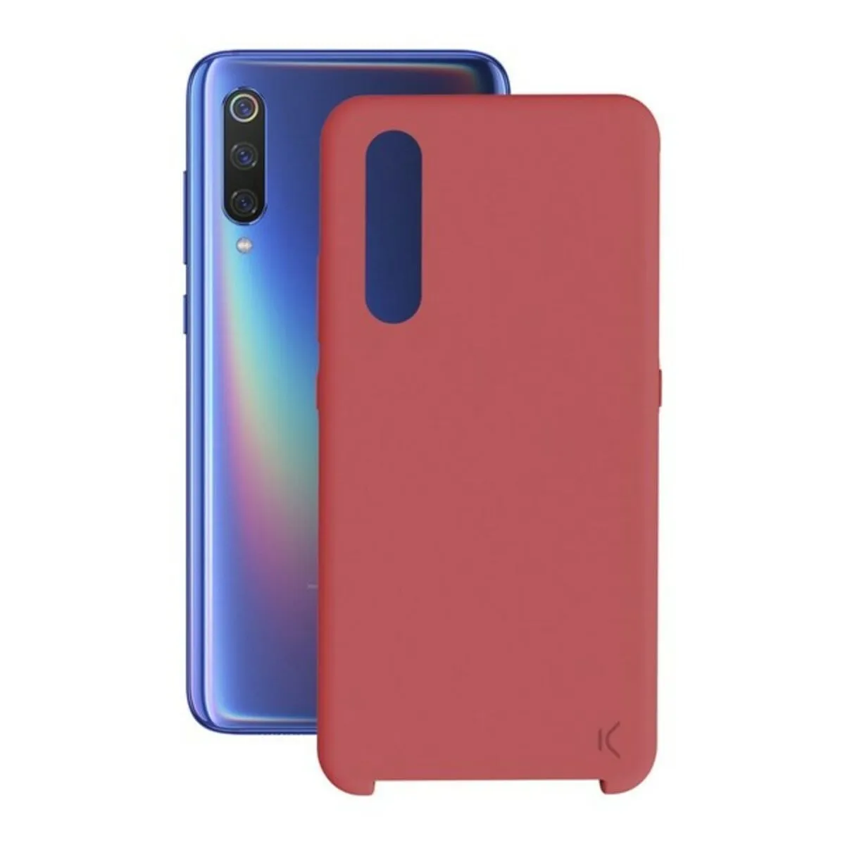 Custodia per Cellulare Xiaomi Mi 9 KSIX Soft Rosso