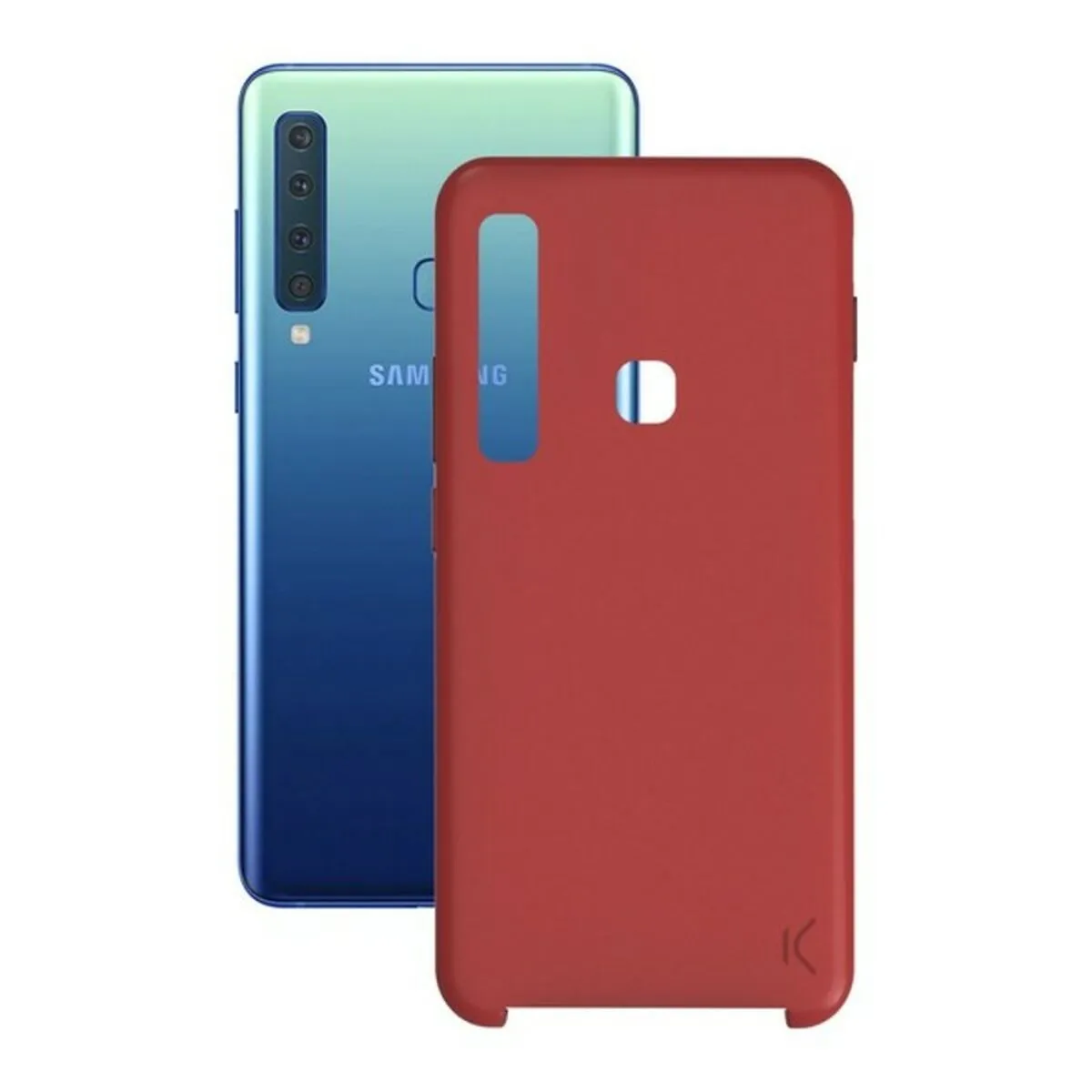 Custodia per Cellulare Galaxy A9 2018 Soft Rosso