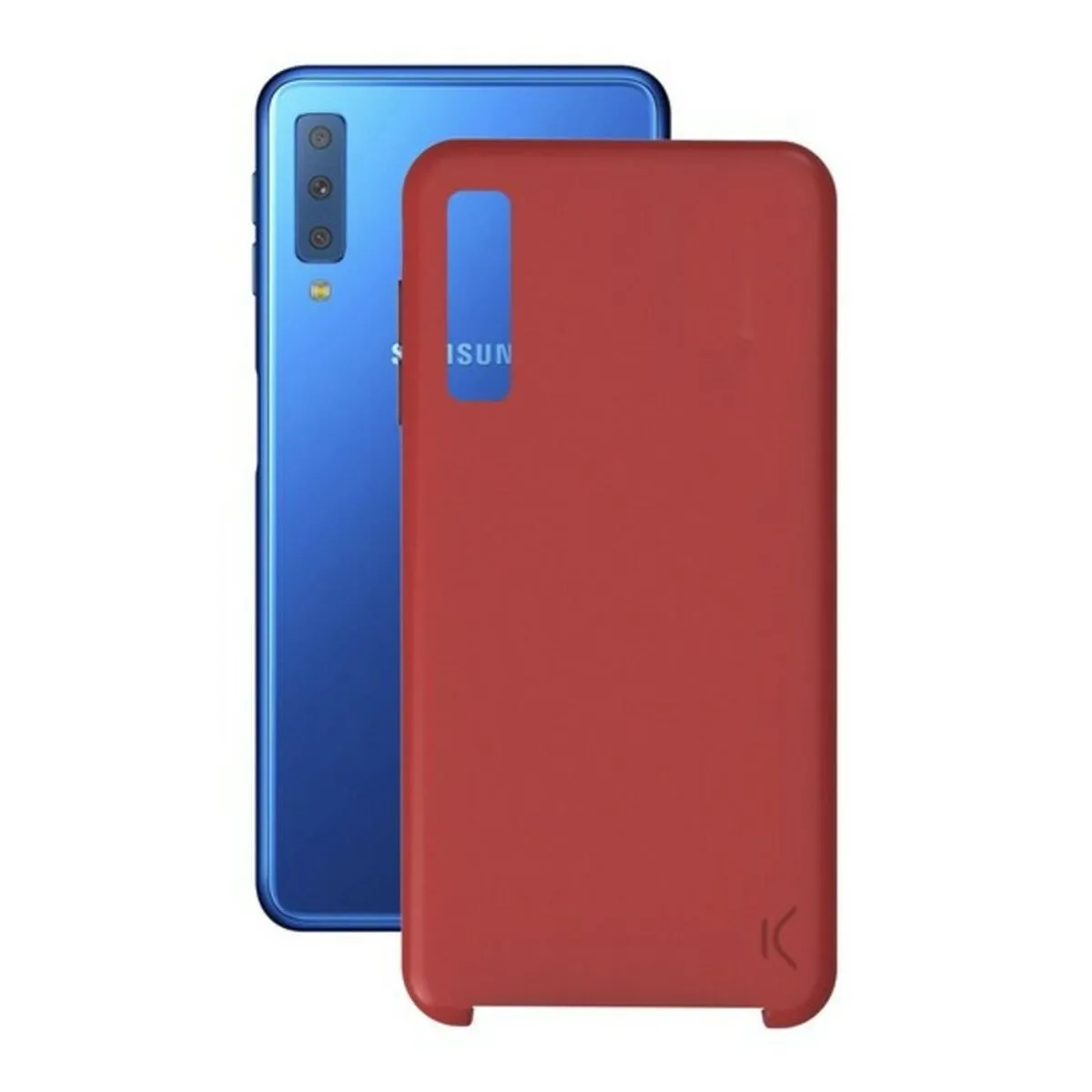 Custodia per Cellulare Samsung Galaxy A7 Soft Rosso