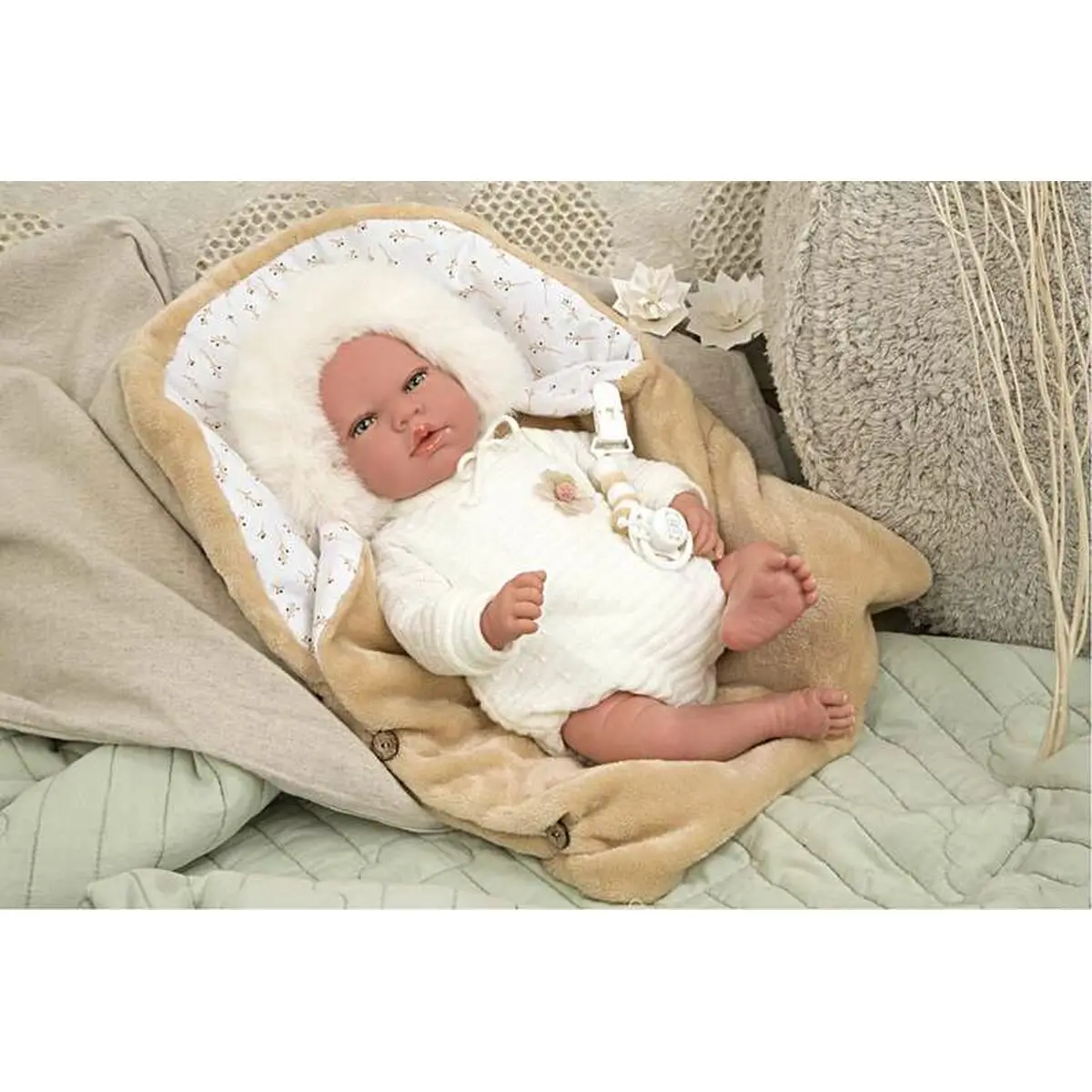 Baby doll Arias Reborn Alenandra 40 cm Succhietto