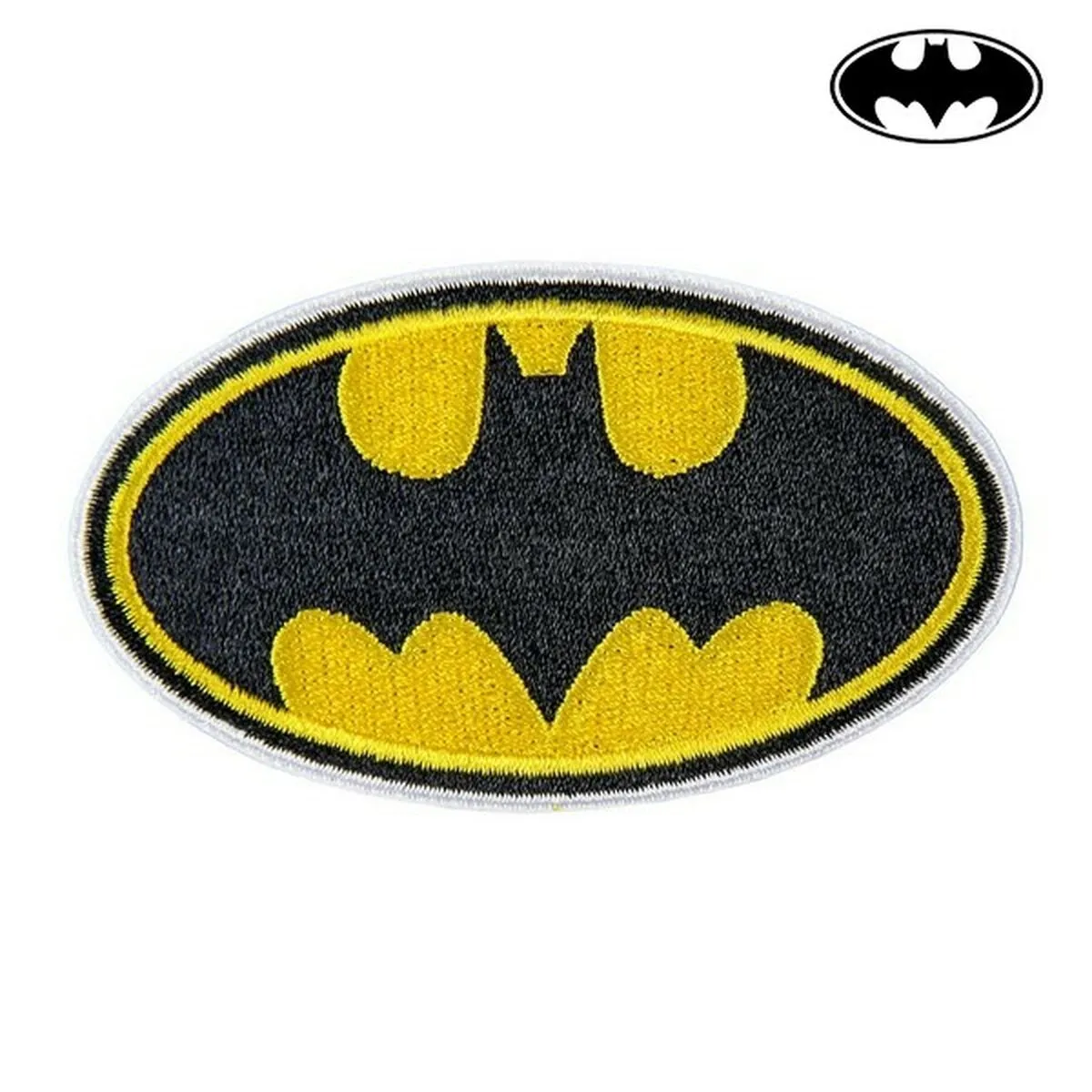 Toppa Batman Nero 8,5 x 4,9 cm Giallo