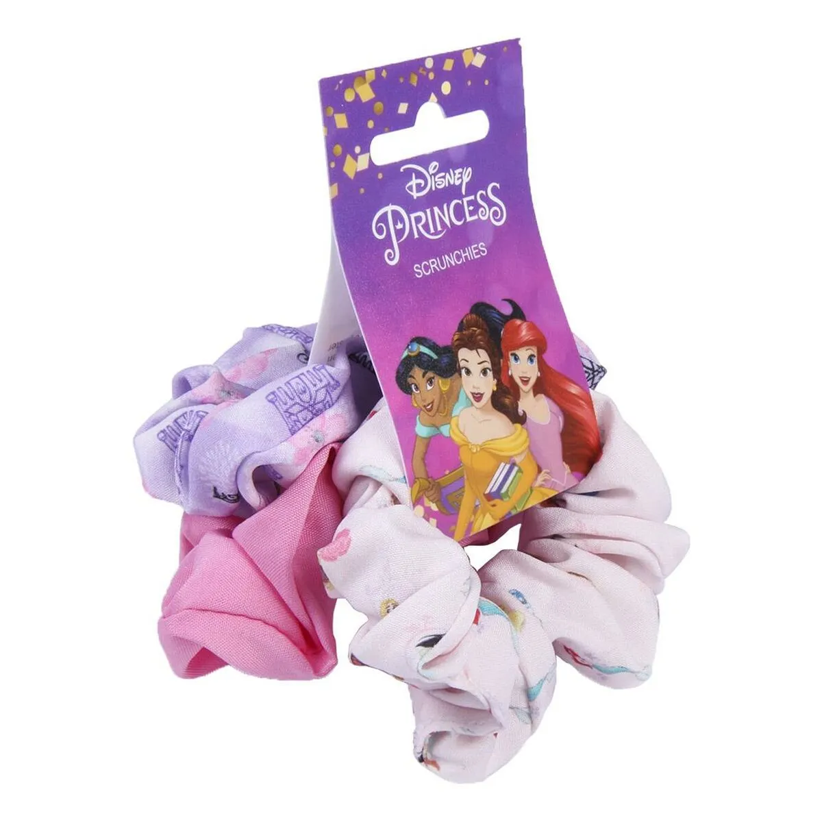 Elastici per Capelli Princesses Disney 3 Pezzi Rosa