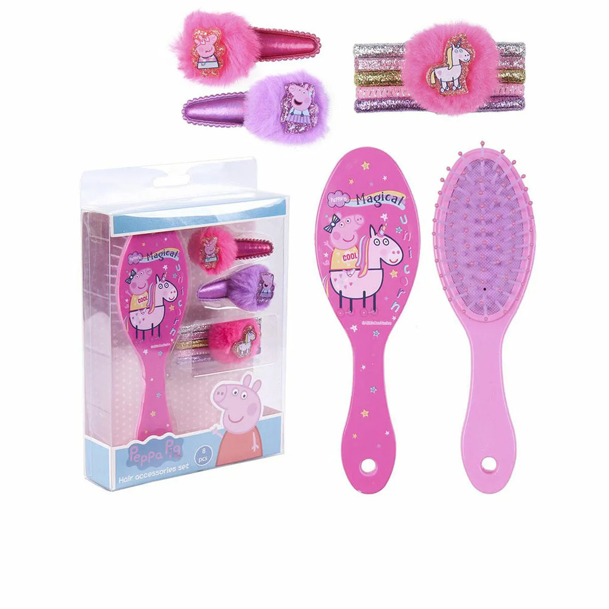 Set Prodotti per capelli da Bambino Peppa Pig (8 Pezzi)