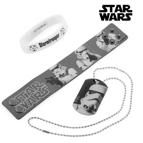 Bracciali e Ciondolo Stormtrooper (Star Wars)