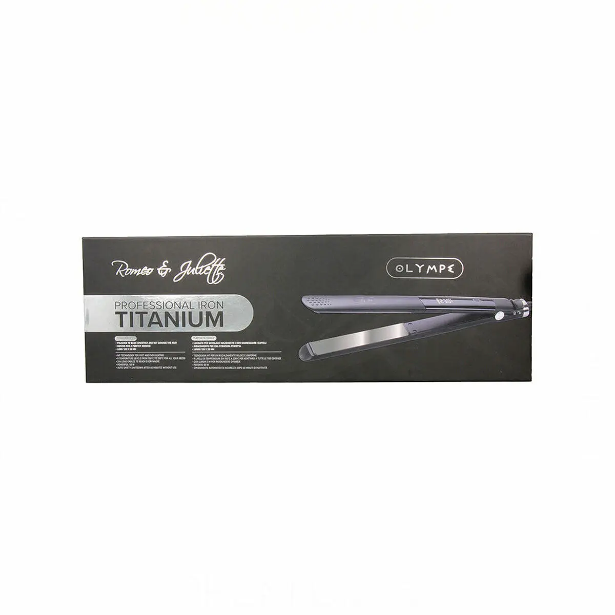 Piastra per Capelli Albi Pro Romeo & Juliette Olympe Profesional Titanium