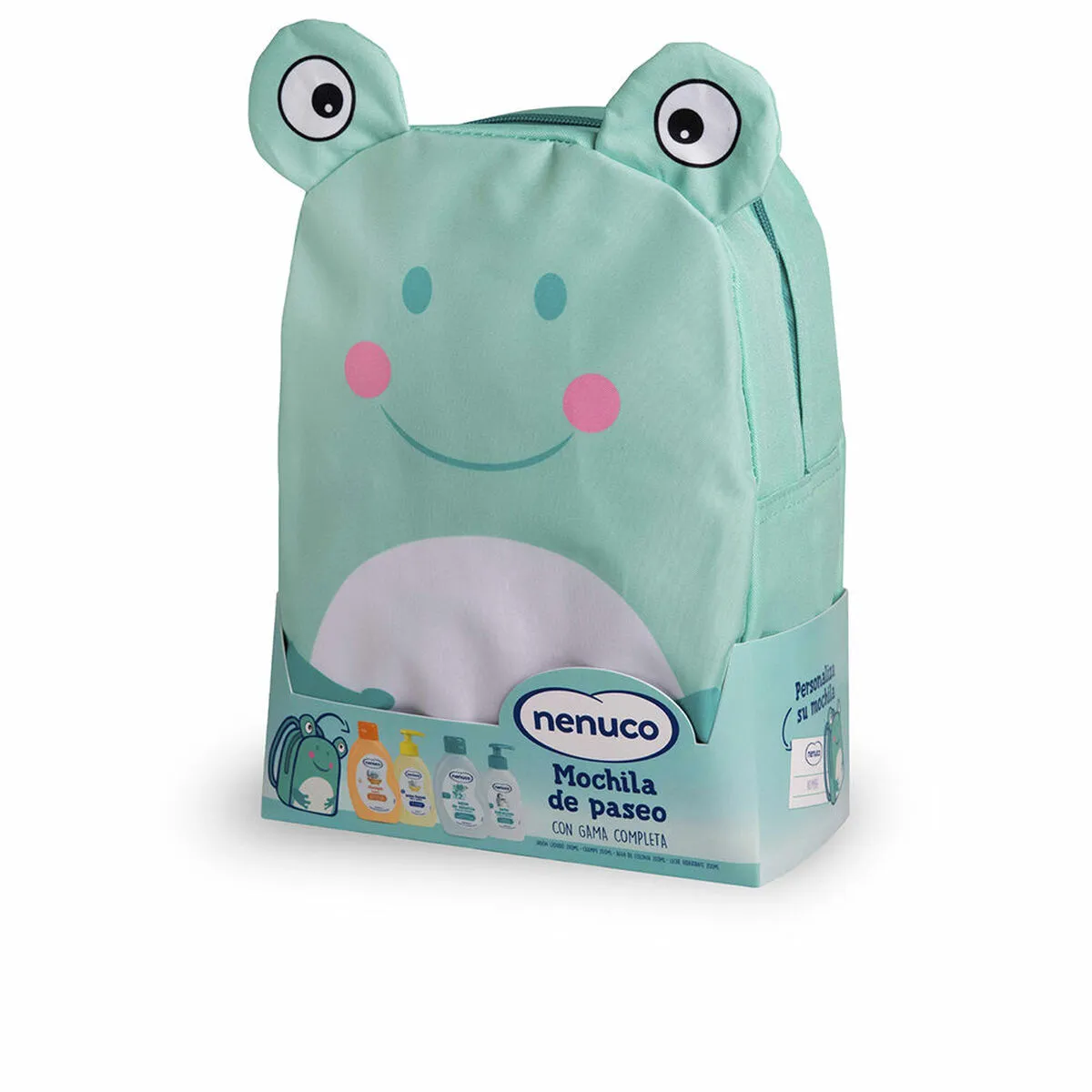 Set Bagno Per Bambini Nenuco Mochila Ranita Lote Rana 4 Pezzi