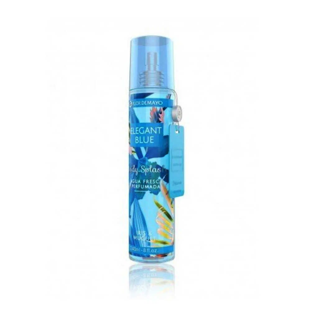 Fragranza Corpo Flor de Mayo Body Splash Elegant Blue (240 ml)