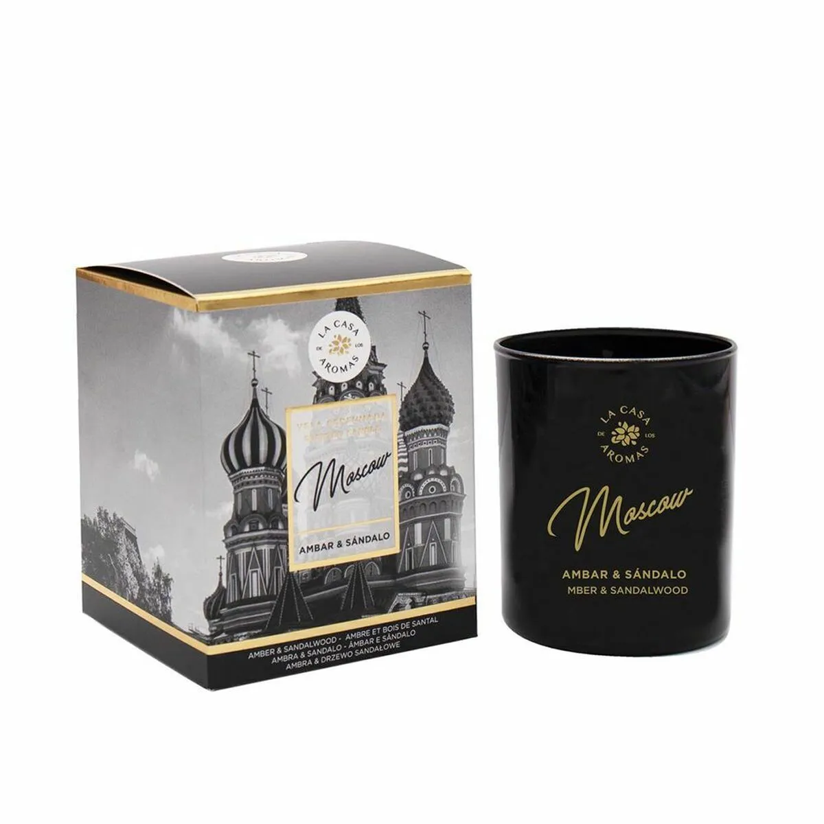 Candela Profumata La Casa de los Aromas Moscow Ambra Sandalo (140 g)