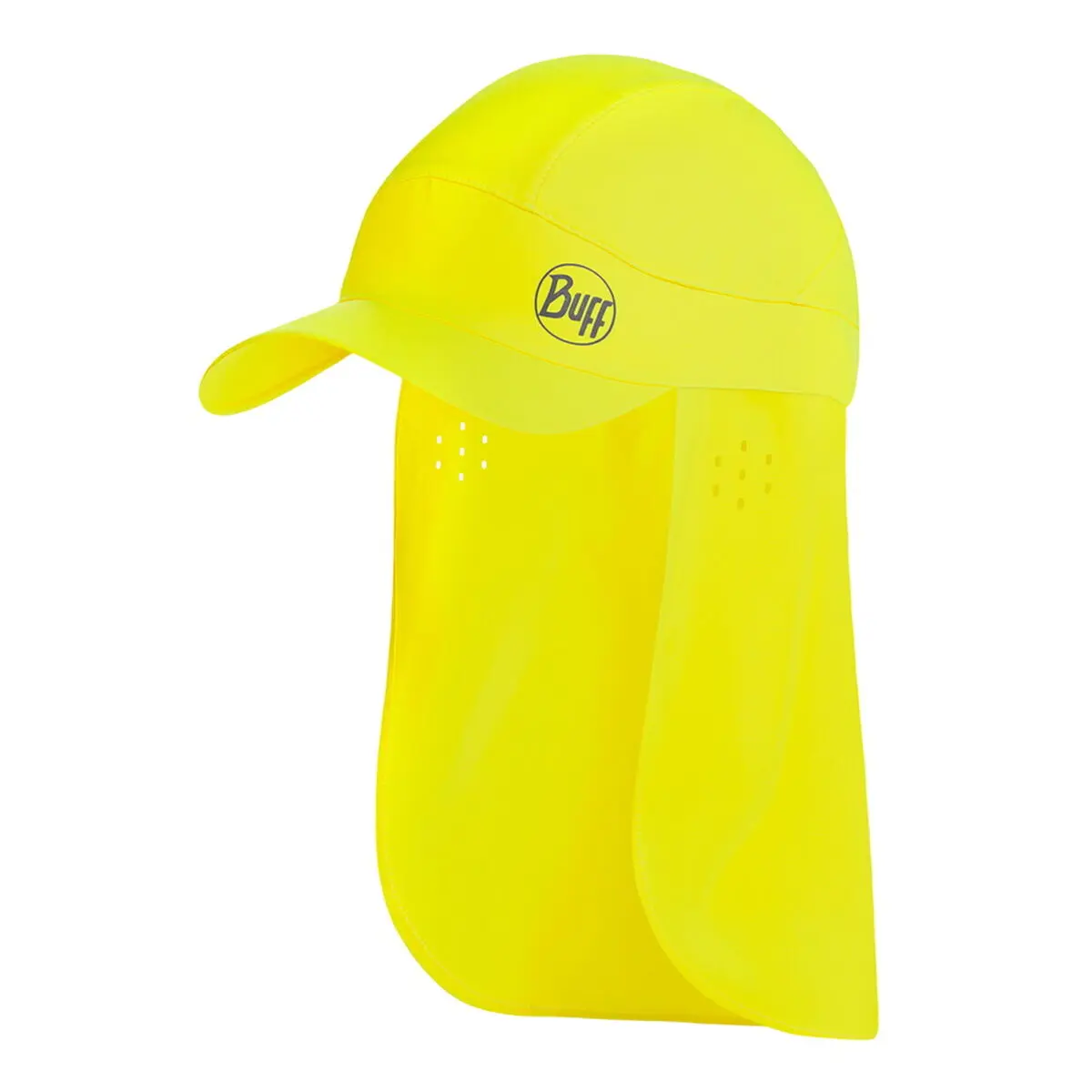 Cappello con protezione per il collo Buff Pack Cap Bimini Giallo Fluoro