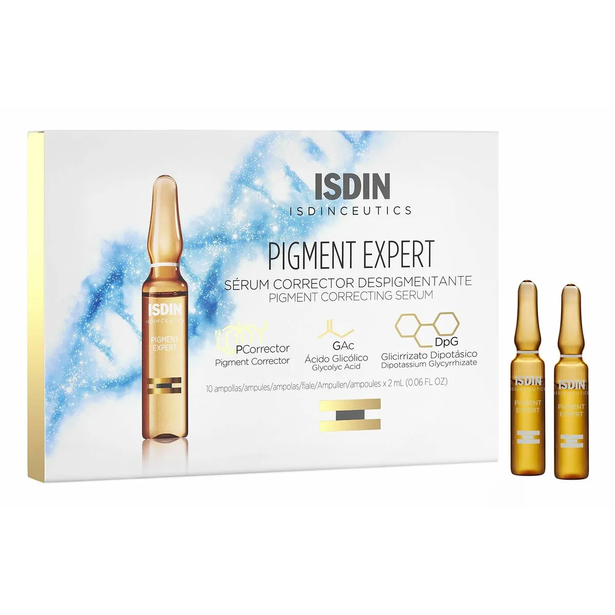 Siero Depigmentante Isdin Pigment Expert Correttore Viso (10 Unità)