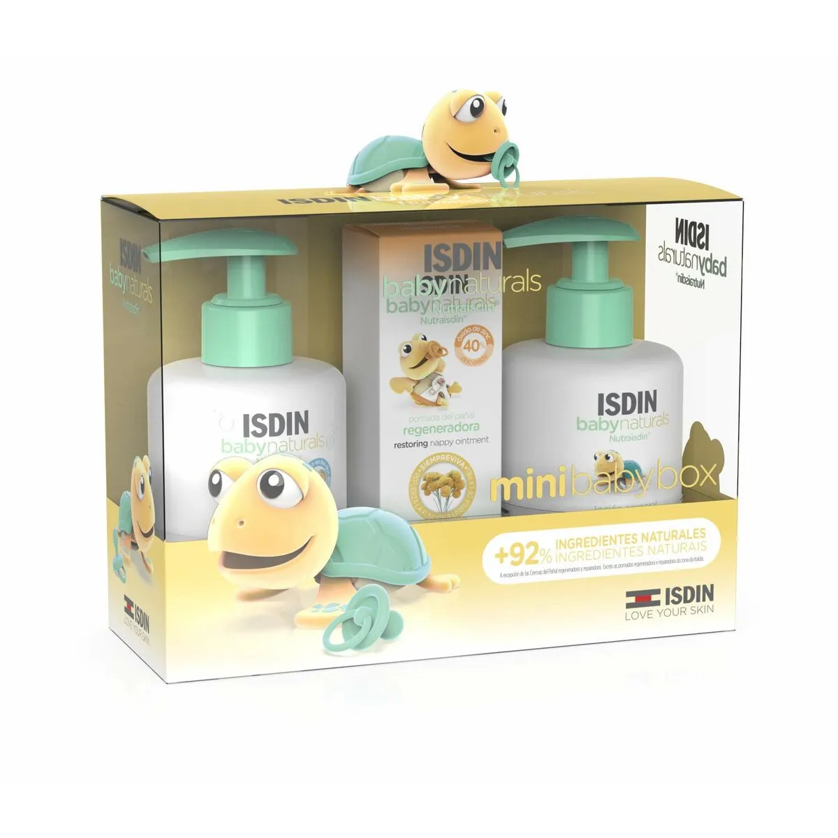 Set Bagno Per Bambini Isdin Babynaturals 3 Pezzi