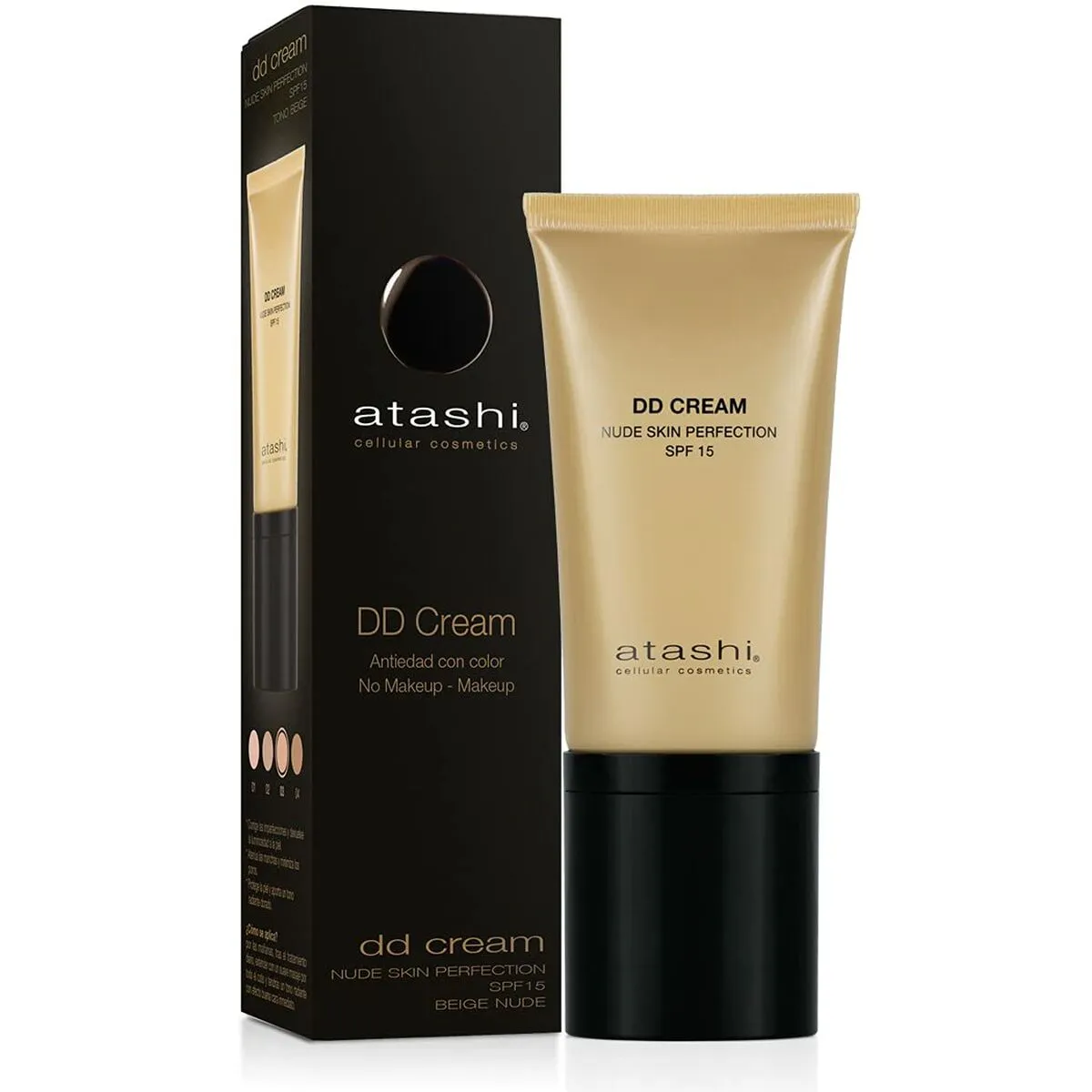 Protezione Solare Colorata Atashi Celullar Cosmetic Spf 15 DD Crema Beige 50 ml