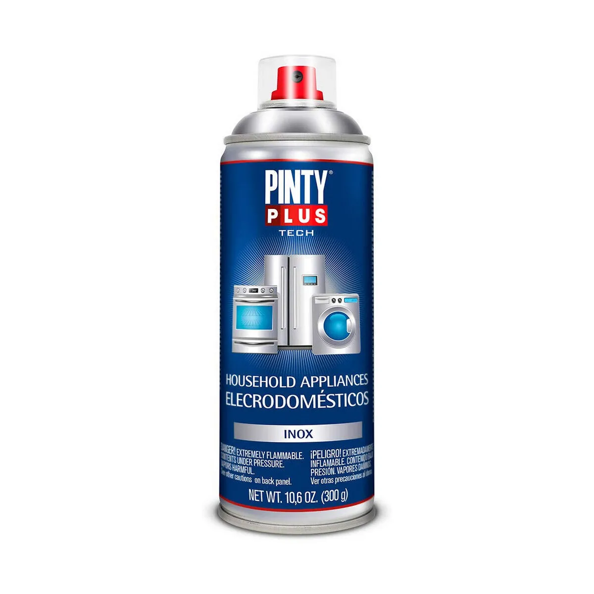 Vernice spray Pintyplus Tech E150 400 ml elettrodomestici Argentato