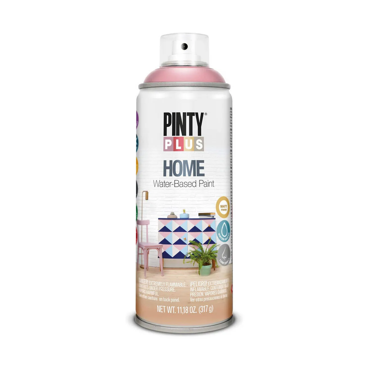 Vernice spray Pintyplus Home HM118 400 ml Ancient Rose