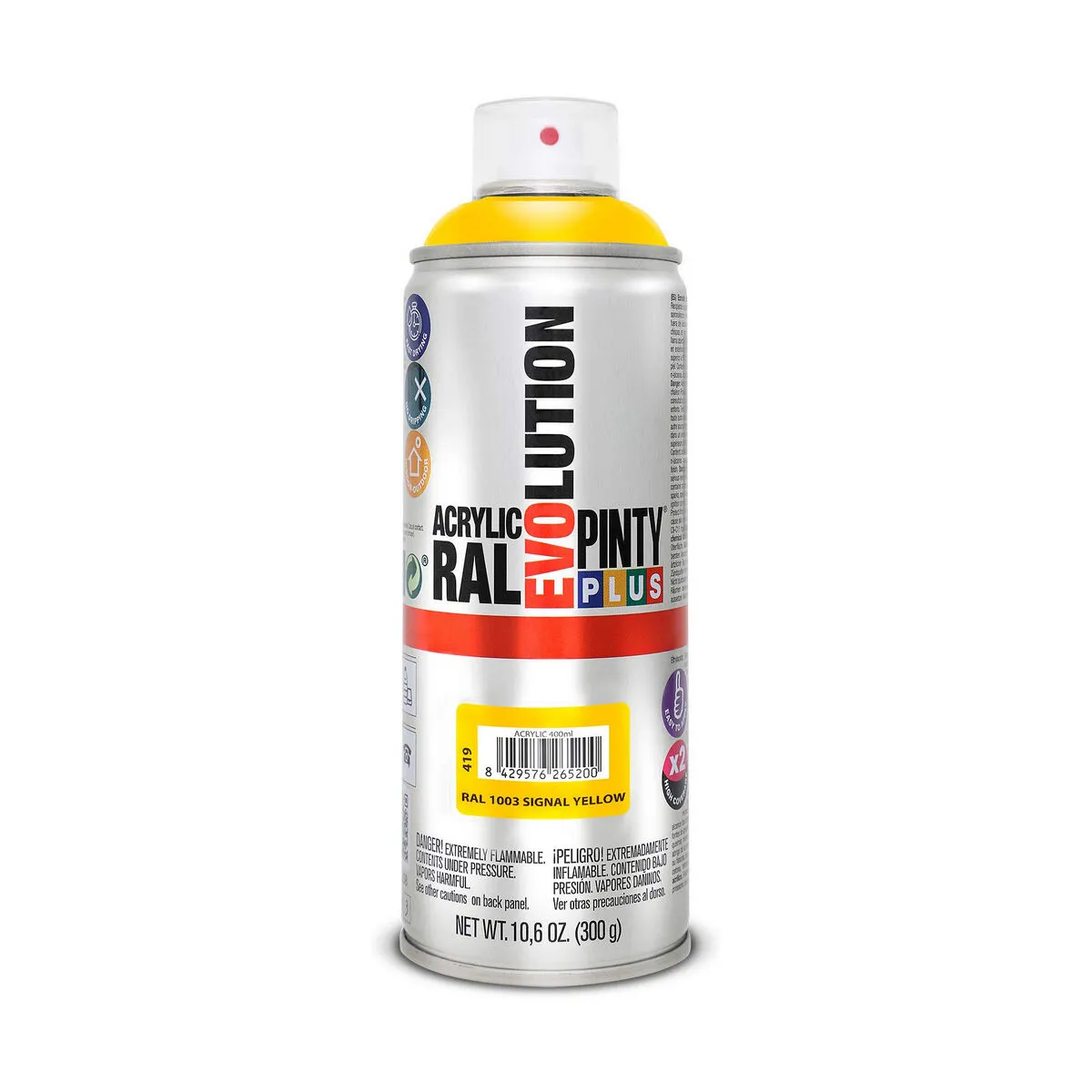 Vernice spray Pintyplus Evolution RAL 1003 400 ml Signal Yellow