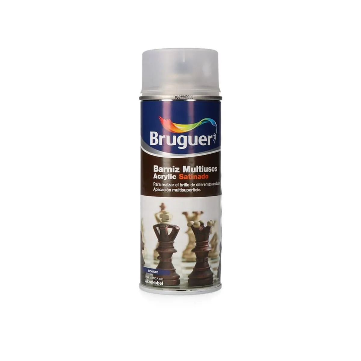 Vernice Spray Bruguer 5198008 Acrilico Multiuso 400 ml Incolore Raso