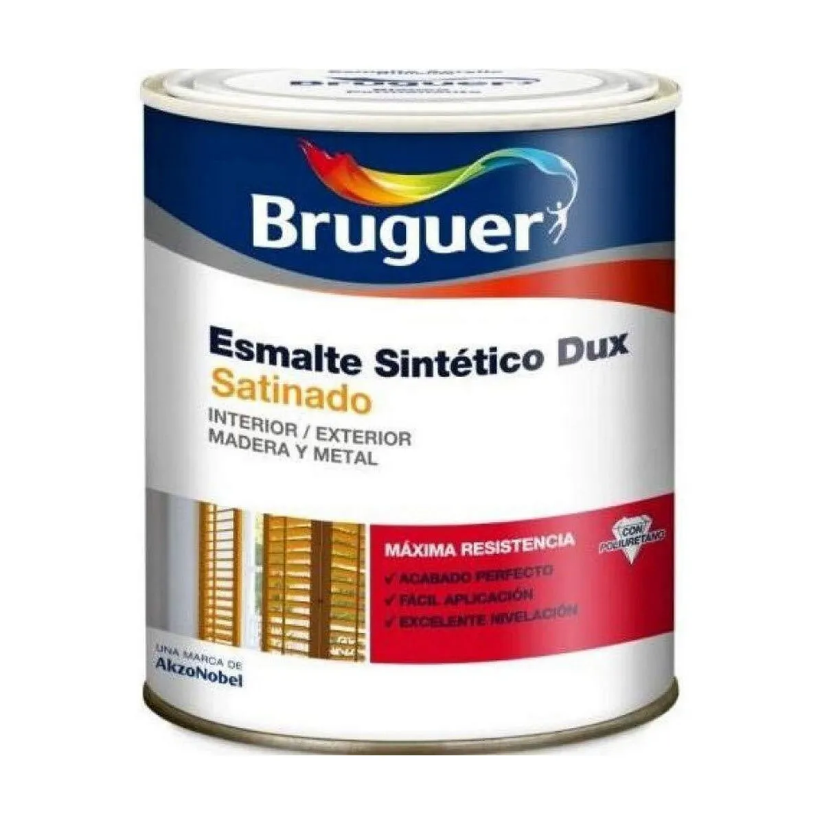 Smalto sintetico Bruguer Dux 250 ml Bianco Raso