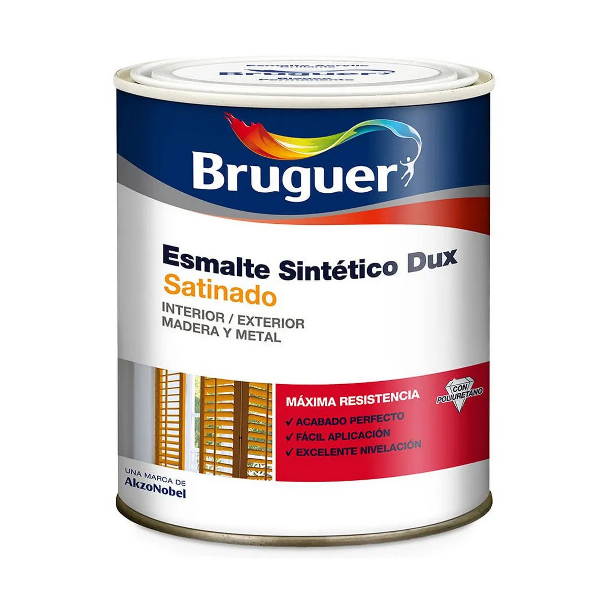 Smalto sintetico Bruguer Dux Raso 250 ml Nero